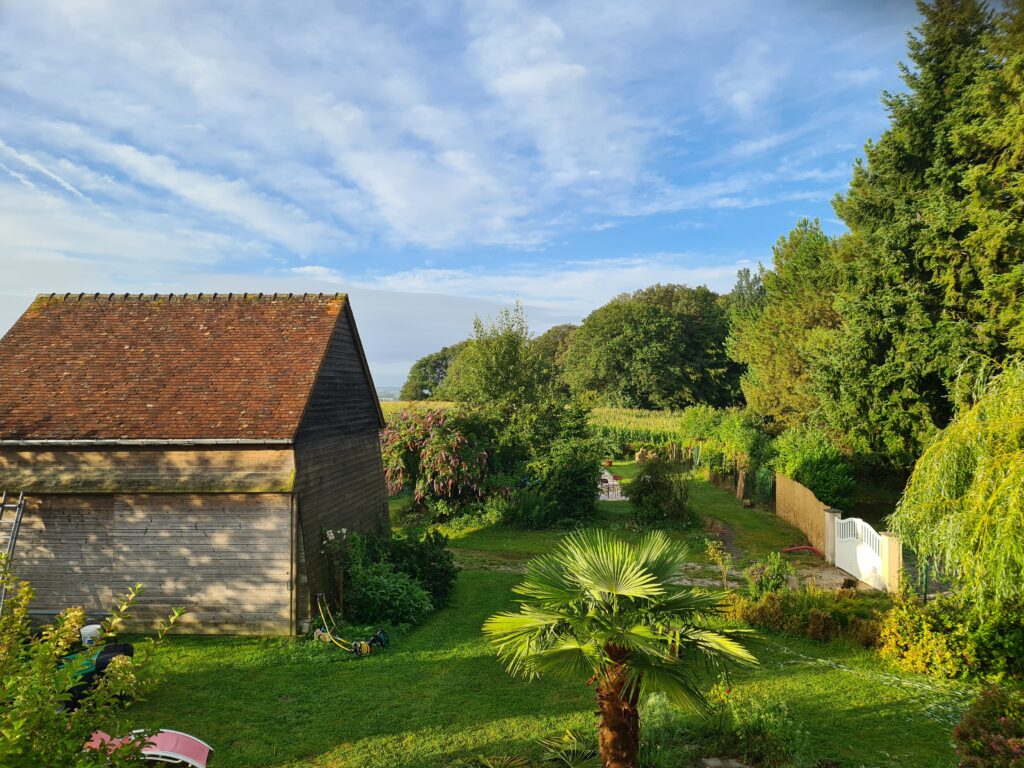 La Gourmandière vue du jardin